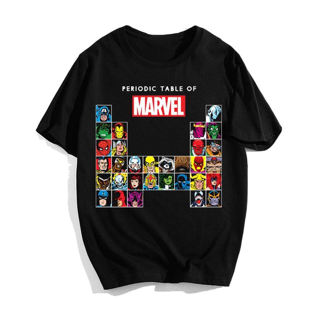 Marvel Periodic Table Shirt