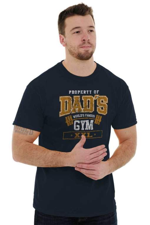 Dad Bod Bodybuilder Workout Gym Father Gift Mens Crewneck T Shirt