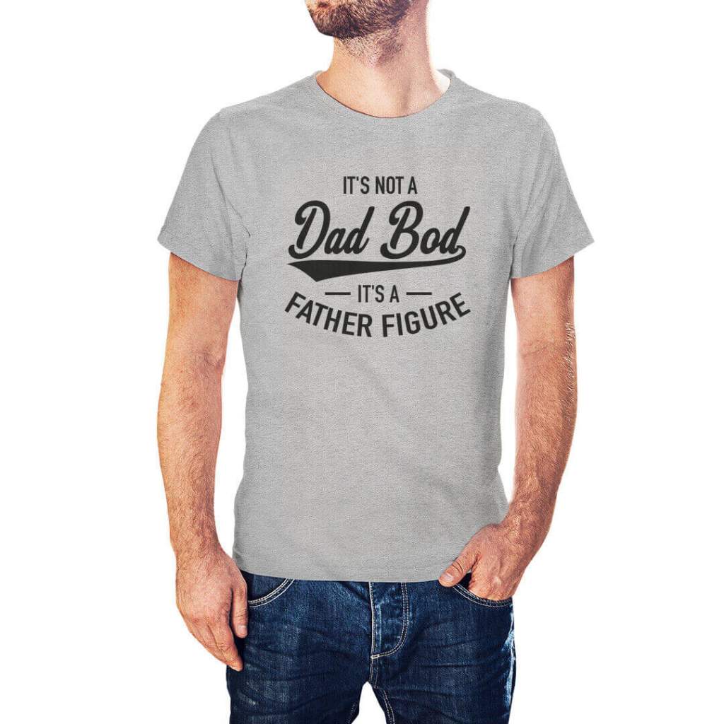 Dad Bod Funny Father Figure Father’s Day Birthday Gift Printed T-Shirt