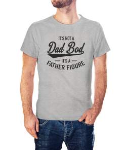 Dad Bod Funny Father Figure Father's Day Birthday Gift Printed T Shirt