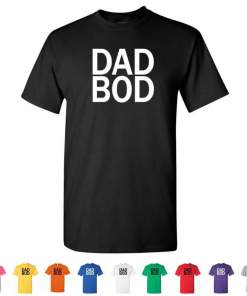 Short Sleeve T Shirts Dad Bod Funny Gift Father Day DILF Gym Mens Graphic Tees (2)