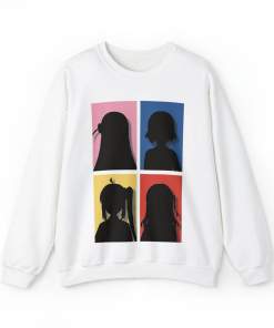 Bocchi the Rock v3 Sweatshirt Top Design Unisex Ladies Mens Tee Retro Fashion Vintage Shirt