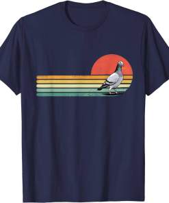 Retro Vintage Columbidae Homing Pigeon Doves Bird Lovers Shirt