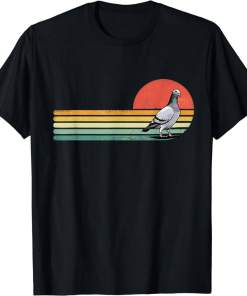 Retro Vintage Columbidae Homing Pigeon Doves Bird Lovers Shirt