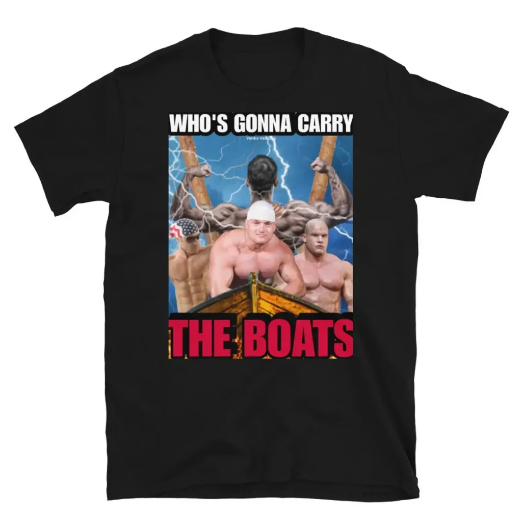 David Goggins Shirt – Who’s gonna carry the boats Unisex T-Shirt