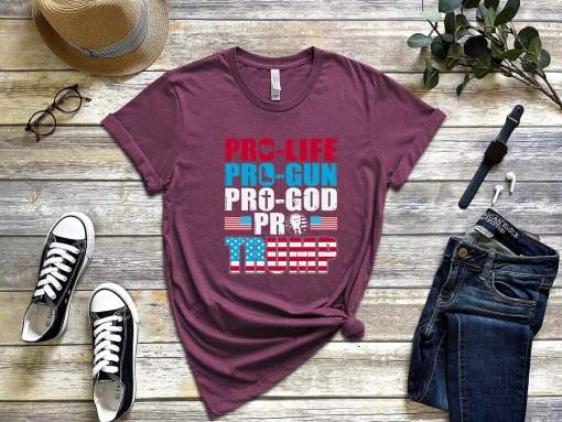 Donald Trump Tshirts, Trump 2024 Shirt, American Flag T-Shirt MAGA trump 2024 Shirts