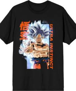 Dragon Ball Super Ultra Instinct Goku Men’s Black Shirt