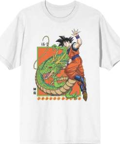 Dragon Ball Z Goku Men’s White Graphic Tee