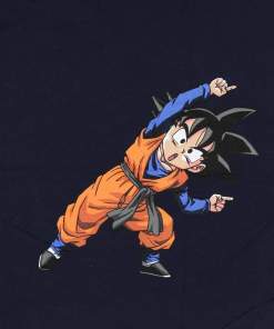 Dragon Ball Z Mens’ Fusion Ha! Goku Dancing Graphic Print Shirt