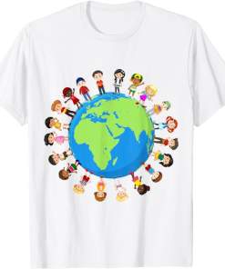 Earth Day Children Around the World Environmentalist Shirt