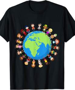 Earth Day Children Around the World Environmentalist Shirt