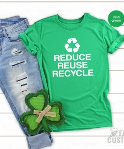 environment t shirt recycling t shirt earth days tshirt vegan shirt (1)