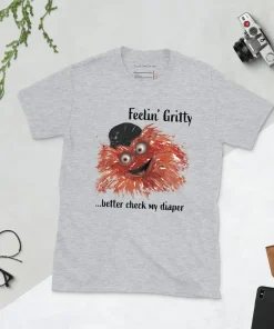 Feelin’ Gritty… Better Check my Diaper Short-Sleeve Unisex T-Shirt