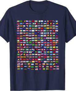 Flags of the Countries of the World 287 Flag International Shirt