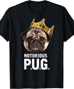 Funny Cute Rap Parody Pug Dog Shirt