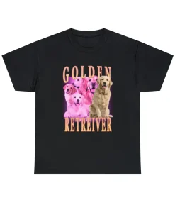 Golden Retriever vintage rap bootleg design Shirt