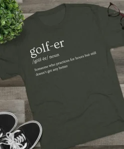Golf-er Definition Golf T-Shirt  | Best Mens Golf Shirts