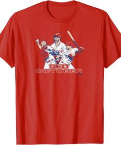 Harper, Schwarber & Realmuto – Red October – Philly Baseball Shirt