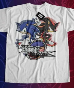 Hedgehog Japanese shirt, Sonic Adventure 2, Dreamcast Japanese Streetwear