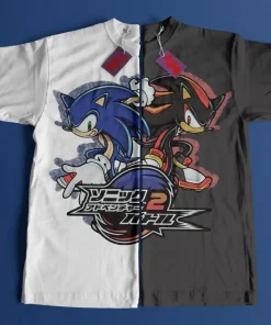 Hedgehog Japanese shirt, Sonic Adventure 2, Dreamcast Japanese Streetwear