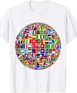 International World Flags shirt Flags World Map Shirt