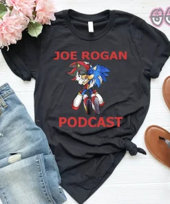 Joe Rogan Podcast Shirt, Podcast Sonic Shirt, Podcast Sonic Kiss Shadow TShirt