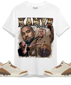 Jordan 3 Palomino Unisex Shirt, Kid, Toddles Kanye West VT Shirt To Match Sneaker
