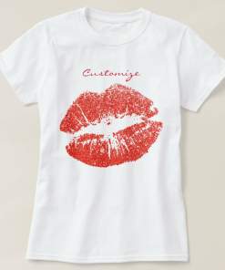 Kissing Red lips Thunder_Cove Shirt