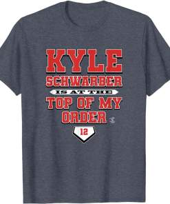 Kyle Schwarber Top Of My Order Graphic Apparel Shirt
