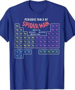 marvel periodic table of spider man shirt (2)
