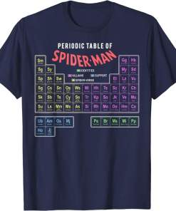 marvel periodic table of spider man shirt (6)