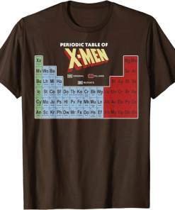 marvel periodic table of x men elements colorful shirt (3)