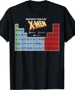 marvel periodic table of x men elements colorful shirt (7)