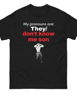 my pronouns are they dont know me son t shirt