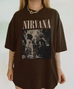NIR Unisex Shirt, Vintage Band Tee, In Utero Nir.vana Tour 90s Shirt