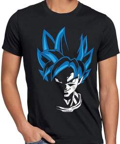 Original Goku Blue God Mode Mens Shirt