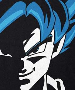 Original Goku Blue God Mode Mens Shirt