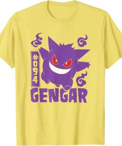 Pokémon – Gengar T-Shirt | Pokimane Open Shirt