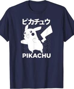 Pokémon Pikachu Kanji Pigment Shirt