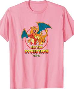 Pokimane Open Shirt – Charmander See The Evolution T-Shirt