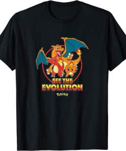 Pokimane Open Shirt – Charmander See The Evolution T-Shirt