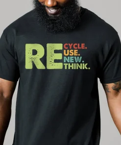 recycle reuse renew rethink shirt crisis environmental activism t shirts (4)