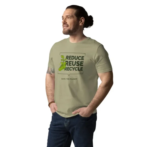 Reduce Reuse Recycle – Organic Cotton – Recycling Shirt