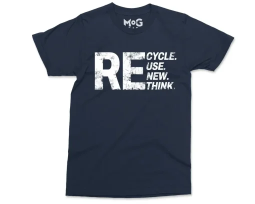 Renew Reuse Recycle Rethink T-Shirt, Save the Earth Climate Change