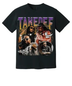 RIP Takeoff Vintage 90’s Bootleg shirt – Tribute to a Hip-Hop Legend