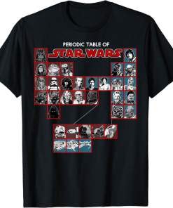 star wars periodic table of characters group shot t shirt (3)