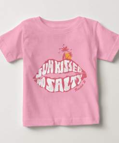 Sun Kissed And Salty Beach Summer Sunset Vacation Baby Shirt