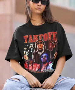 TAKEOFF HIPHOP Shirt  Takeoff Sweatshirt Vintage  Takeoff Hip hop RnB Rapper Soul