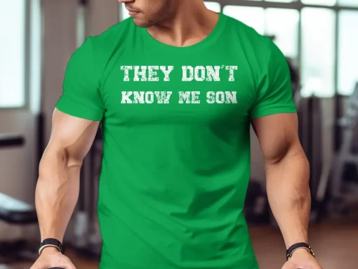 Triathlete They Don’t Know Me Son Shirt, Navy Seal Workout Shirt