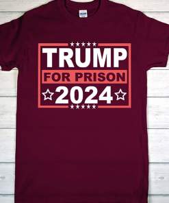 trump for prison 2024 t shirt trump go to jail tee political humor t shirt trump in jail outfit (1)